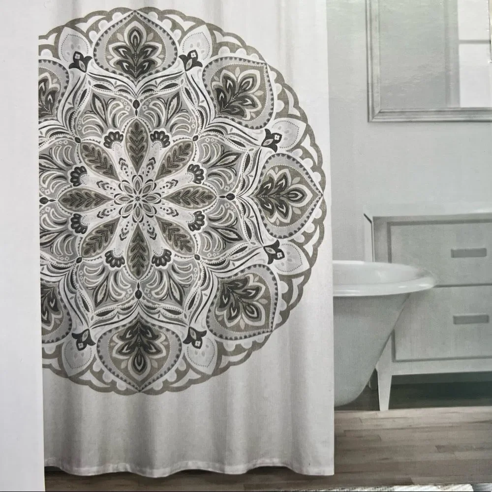 Caro Home Shower Curtain Jupiter Neutral